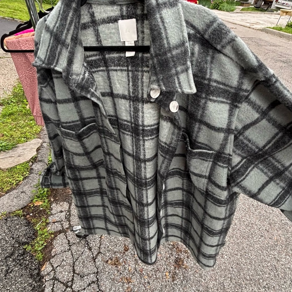 Plaid Button-Up Shacket